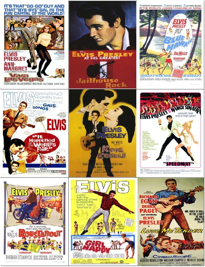 What are popular Elvis Presley movies?